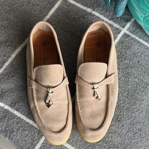 LP summer walk Tan Suede Loafers